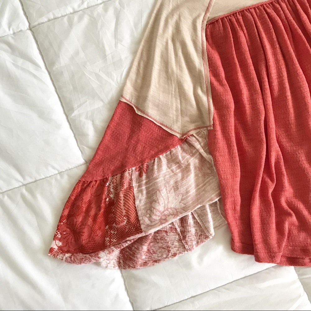 Free People FRIDAY FEVER Ruffle Sleeve Top - Picture 4 of 7